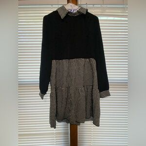 Black and White Gingham Dress